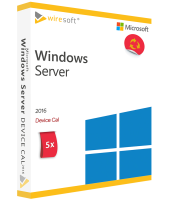 MICROSOFT WINDOWS SERVER 2016 - 5 PACK DEVICE CAL MICROSOFT WINDOWS SERVER 2016 - 5 PACK DEVICE CAL