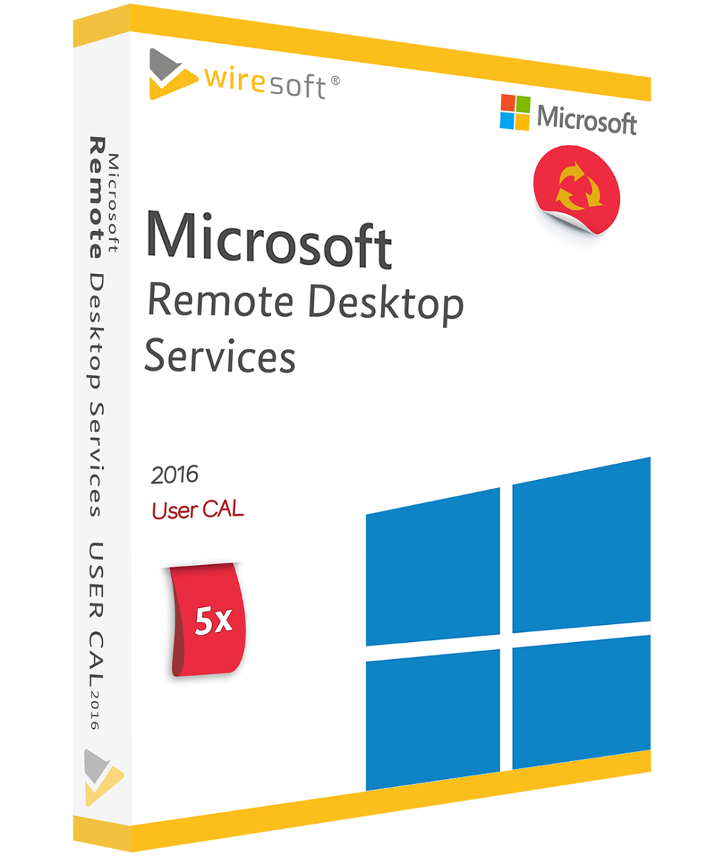 Remote Desktop CAL 2016 Remote Desktop Services CAL Client Access